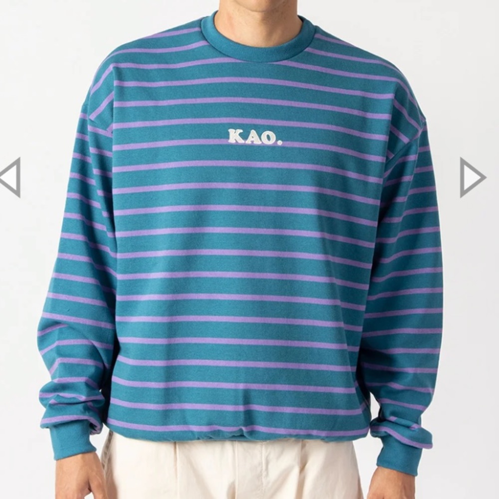 KAO Barcelona Spuce striped sweatshirt